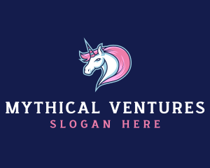 Unicorn Gaming Creature logo design