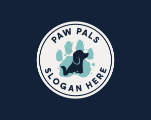 Paw Dog Grooming logo design