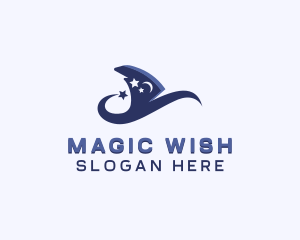 Magical Witch Hat logo design