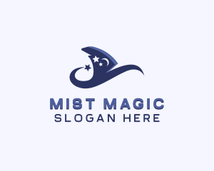 Magical Witch Hat logo design