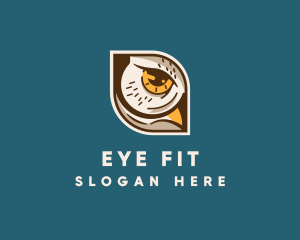 Owl Bird Eye logo design