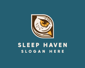 Owl Bird Eye logo design