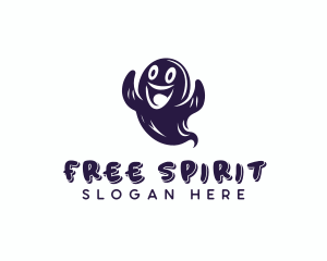 Spooky Horror Ghost logo design