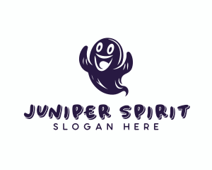 Spooky Horror Ghost logo design