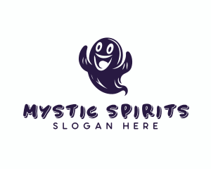 Spooky Horror Ghost logo