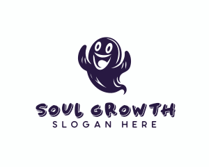 Spooky Horror Ghost logo