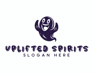 Spooky Horror Ghost logo design