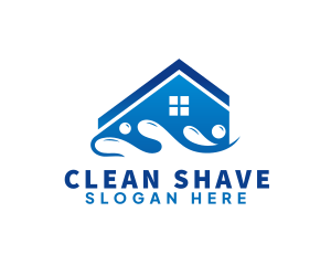 House Water Cleaning logo design