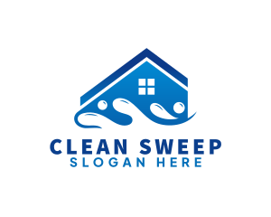 House Water Cleaning logo design