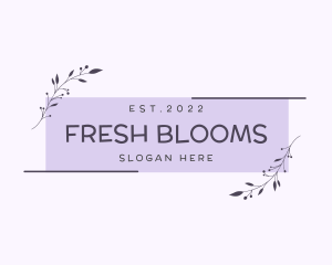 Wellness Beauty Garden logo design