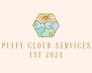 Stained Glass Cloud logo design