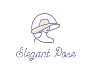 Female Hat Model logo