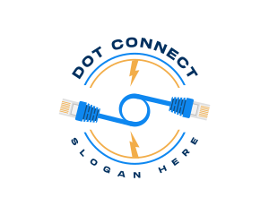 Network Connection Cable logo design