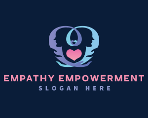 Mental Health Heart logo design