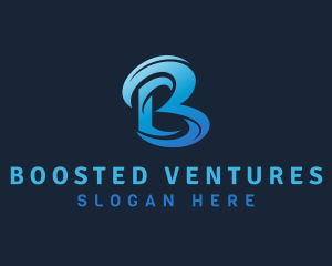 Aquatic Water Waves logo design