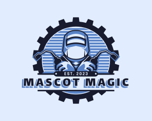 Machinist Cog Welding logo design