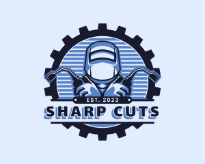 Machinist Cog Welding logo design