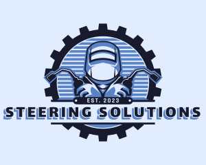 Machinist Cog Welding logo design