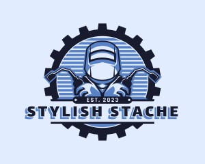 Machinist Cog Welding logo design