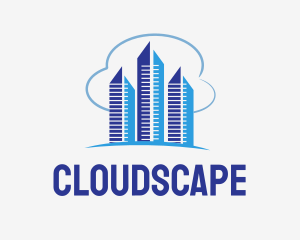 Cloudy Metropolis Buildings  logo