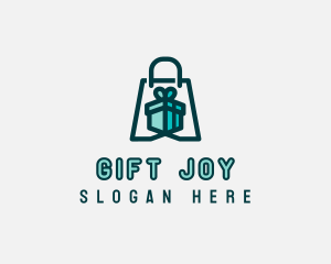 Gift Shopping Bag logo design