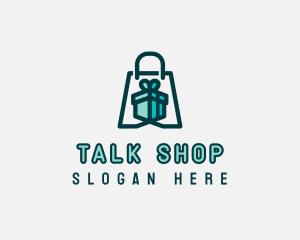 Gift Shopping Bag logo design