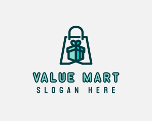 Gift Shopping Bag logo design