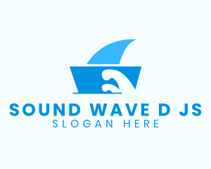 Wave Boat Cruise  logo design