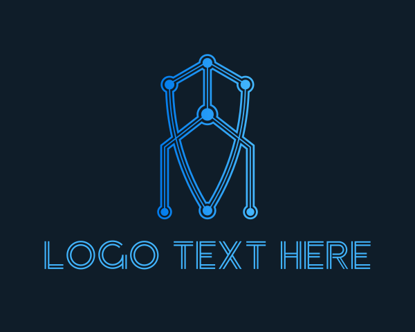 Robot logo example 3