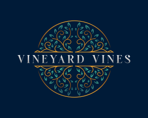 Luxury Nature Vines logo design