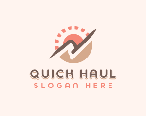 Mountain Peak Hiking Logo