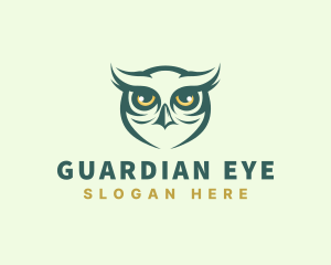 Nocturnal Zoo Owl  logo design