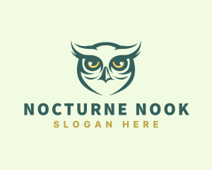 Nocturnal Zoo Owl  logo design