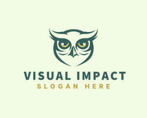 Nocturnal Zoo Owl  logo design