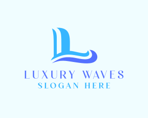 Cooling Wave Temperature logo design