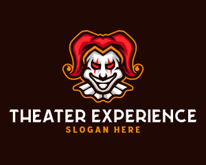 Theater Jester Clown logo