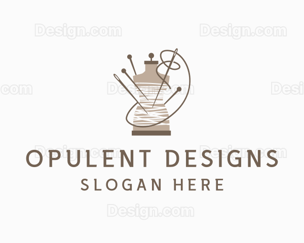 Mannequin Pin Needle Logo