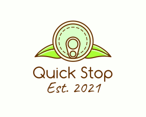 Organic Food Can  logo design