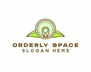 Organic Food Can  logo design