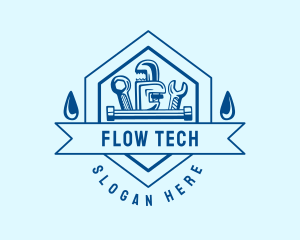 Pipe Plumbing Tools logo design