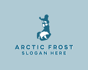 Polar Bear Animal logo design