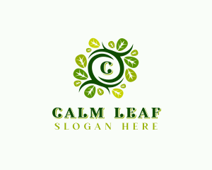 Leaf Nature Garden logo design