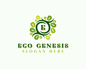 Leaf Nature Garden logo design