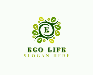 Leaf Nature Garden logo design