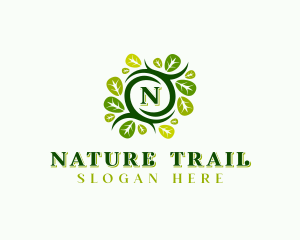 Leaf Nature Garden logo design