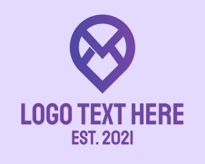 Purple Mail Location logo