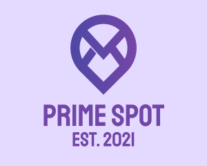 Purple Mail Location logo