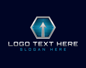 Arrow Hexagon Tech logo