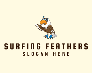 Snorkeling Hawk Eagle logo