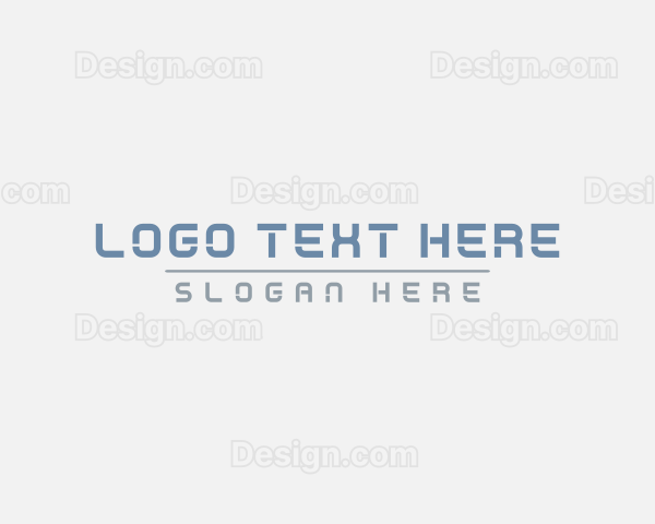 Generic Business Stencil Logo